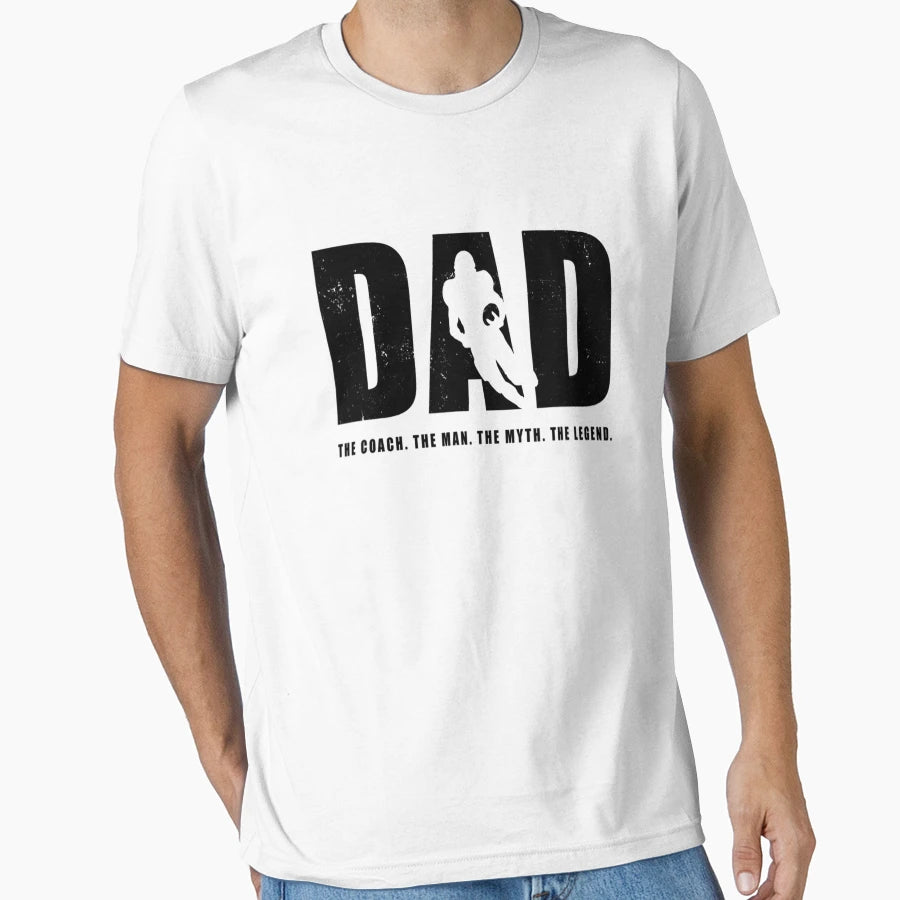 Dad Oach Myth Legend Coaching Lovers T-Shirt - Aesthetic Graphic Men Women - T-Shirt, Sweatshirt, Hoodie