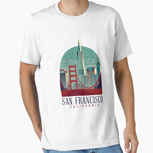 San Francisco California T-Shirt - Novelty Apparel Men Women - T-Shirt, Sweatshirt, Hoodie