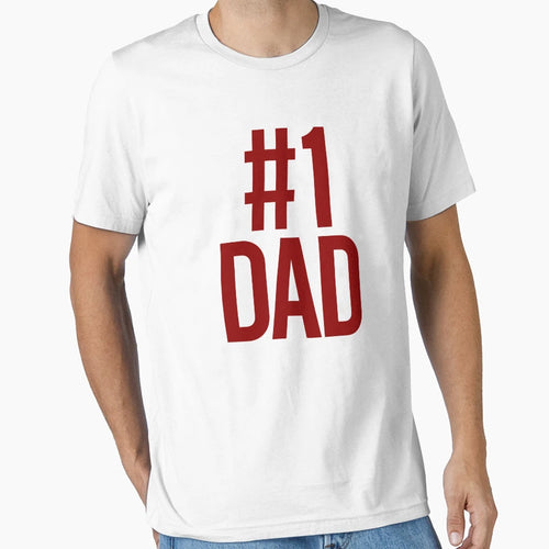 1 Dad T-Shirt - Custom Art Print Men Women - T-Shirt, Sweatshirt, Hoodie