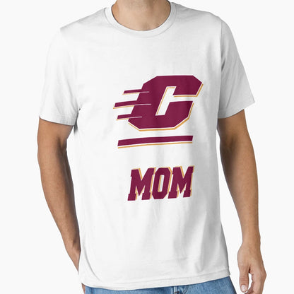 Central Michigan University Mom Happy T-Shirt - Unique Graphic for Adults - T-Shirt, Sweatshirt, Hoodie