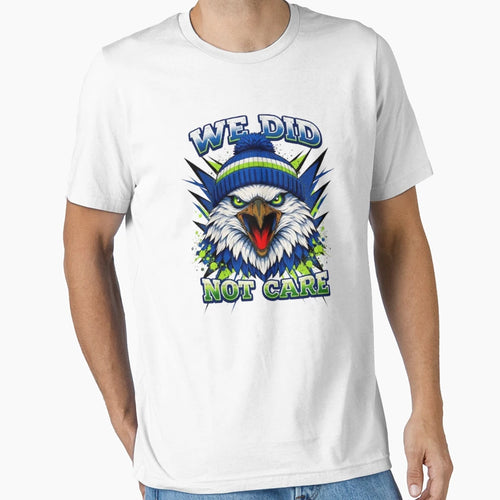 We Did Not Care Osprey Football Mascot T-Shirt - Custom Art Print Unisex - T-Shirt, Sweatshirt, Hoodie