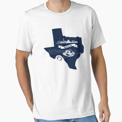 Dallas Cowboys T-Shirt - Minimalist Print for Adults - T-Shirt, Sweatshirt, Hoodie