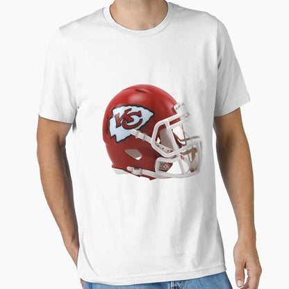 Helmet Chiefs Icon T-Shirt - Casual Everyday Wear for Adults - T-Shirt, Sweatshirt, Hoodie