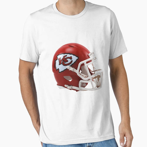 Helmet Chiefs Icon T-Shirt - Casual Everyday Wear for Adults - T-Shirt, Sweatshirt, Hoodie