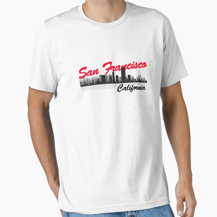 San Francisco California T-Shirt - Novelty Apparel for Adults - T-Shirt, Sweatshirt, Hoodie