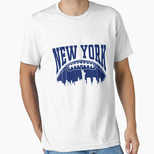 New York Skyline Ny Football Team T-Shirt - Novelty Apparel Men Women - T-Shirt, Sweatshirt, Hoodie