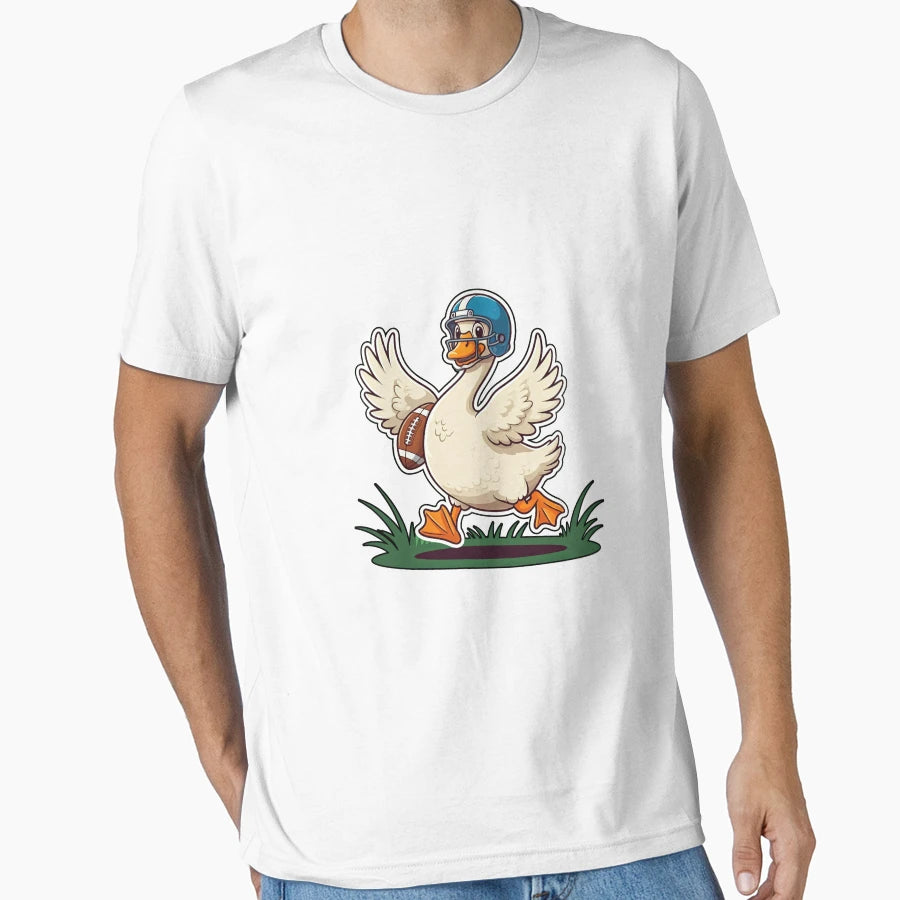 Goose Playing American Football T-Shirt - Casual Everyday Wear for Adults - T-Shirt, Sweatshirt, Hoodie