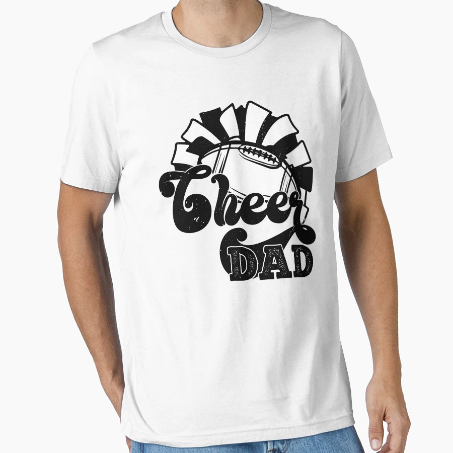 Funny Cheer Football Cheerleading T-Shirt - Streetwear Style for Adults - T-Shirt, Sweatshirt, Hoodie
