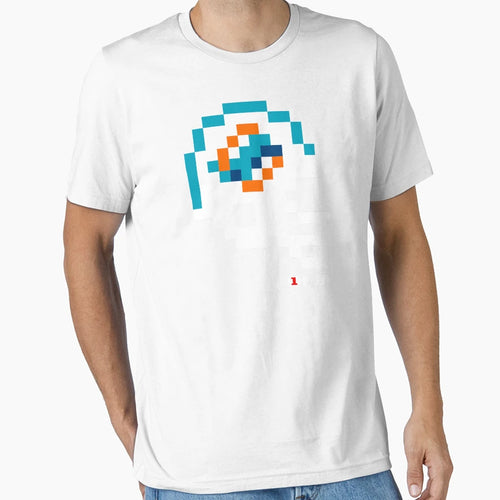 Mia Current Helmet Tecmo Bowl T-Shirt - Custom Art Print Men Women - T-Shirt, Sweatshirt, Hoodie
