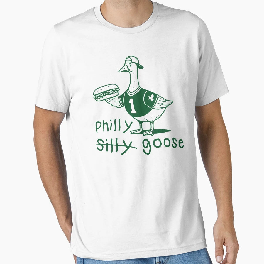 Silly Goose Philadelphia Sand Sweatshirt - Custom Art Print for Adults - T-Shirt, Sweatshirt, Hoodie