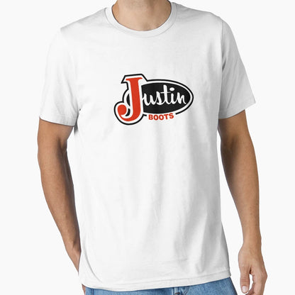 Justin Boots T-Shirt - Graphic Print Unisex - T-Shirt, Sweatshirt, Hoodie