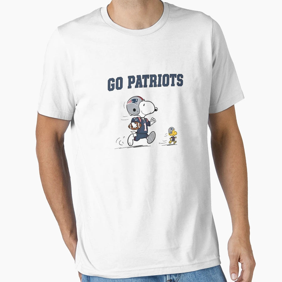 Go Patriots T-Shirt - Minimalist Print Unisex - T-Shirt, Sweatshirt, Hoodie
