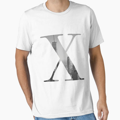New York Letter X T-Shirt - Custom Art Print Men Women - T-Shirt, Sweatshirt, Hoodie