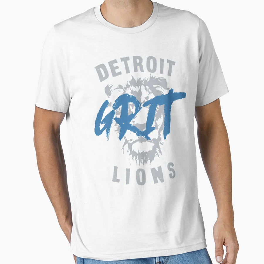 Detroit Lions Grit Football T-Shirt - Unique Graphic for Adults - T-Shirt, Sweatshirt, Hoodie