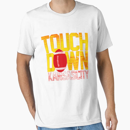 Touchdown Kansas Cy Football T-Shirt - Custom Art Print Men Women - T-Shirt, Sweatshirt, Hoodie