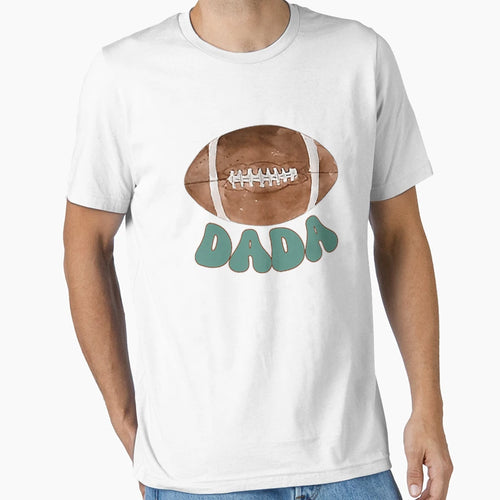 Dada 1 Year Old Football Birthday Family T-Shirt - Graphic Print Men Women - T-Shirt, Sweatshirt, Hoodie