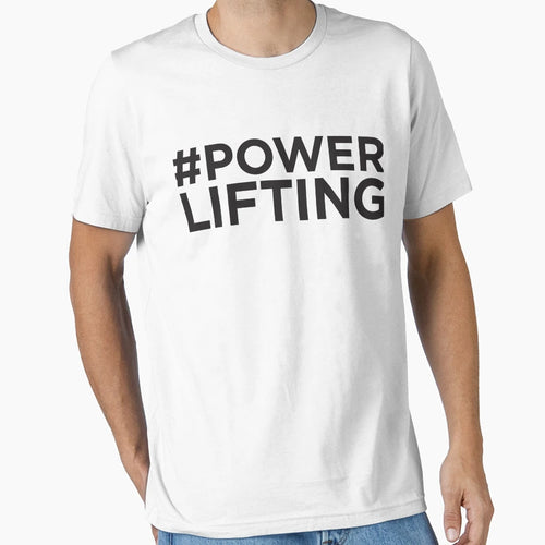 Powerlifting T-Shirt - Minimalist Print Men Women - T-Shirt, Sweatshirt, Hoodie
