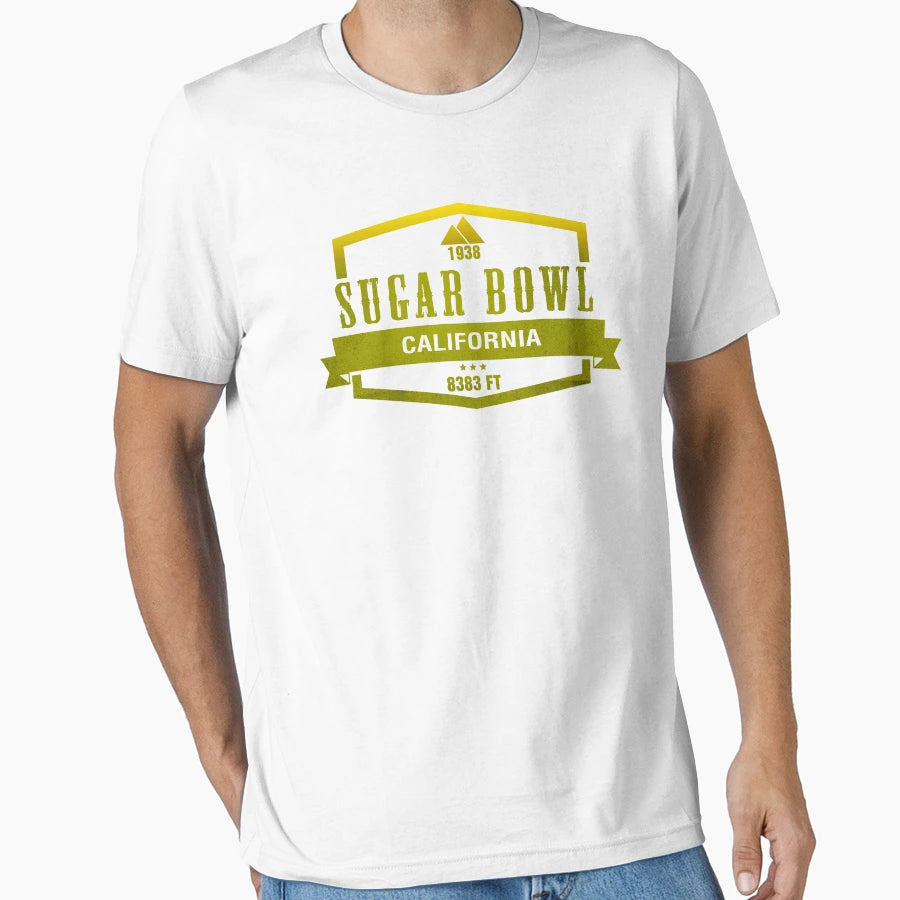 Sugar Bowl Ski Resort California T-Shirt - Casual Everyday Wear Men Women - T-Shirt, Sweatshirt, Hoodie