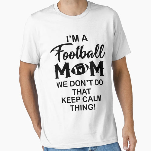 I X27 M Football Mom T-Shirt - Minimalist Print Unisex - T-Shirt, Sweatshirt, Hoodie