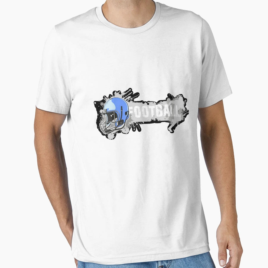 American Football Helmet Art T-Shirt - Custom Art Print Unisex - T-Shirt, Sweatshirt, Hoodie