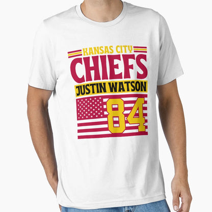 Kansas City Chiefs Watson 84 American T-Shirt - Streetwear Style Unisex - T-Shirt, Sweatshirt, Hoodie
