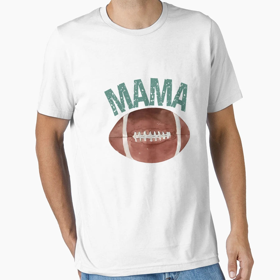 Mama Touchdown American Football T-Shirt - Fun Novelty Design for Adults - T-Shirt, Sweatshirt, Hoodie