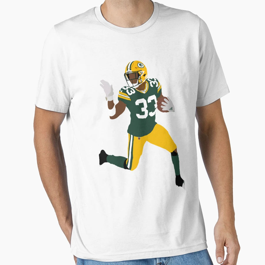 Aaron Jones Wisconsin T-Shirt - Casual Everyday Wear Men Women - T-Shirt, Sweatshirt, Hoodie