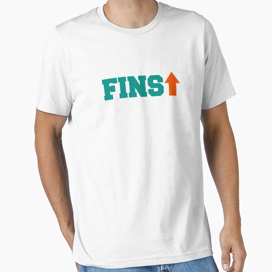 Fins Up T-Shirt - Fun Novelty Design Men Women - T-Shirt, Sweatshirt, Hoodie