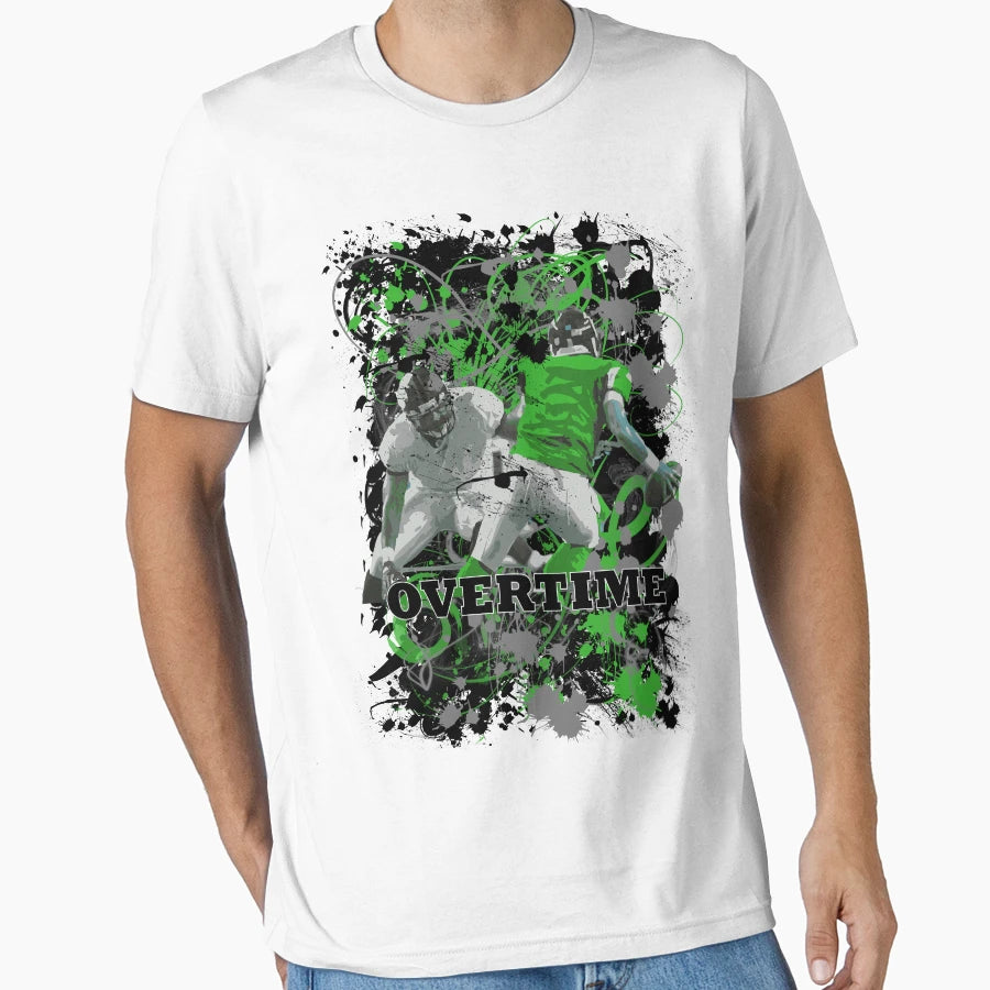 Overtime Green T-Shirt - Novelty Apparel Unisex - T-Shirt, Sweatshirt, Hoodie