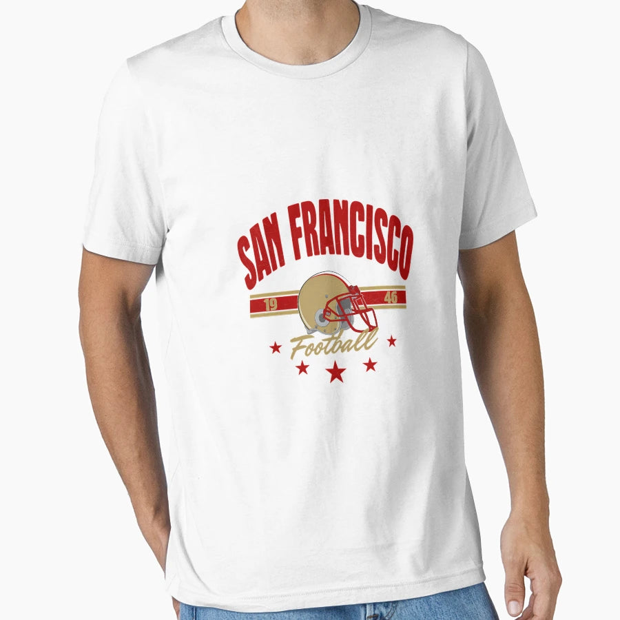 San Francisco 49Ers Football T-Shirt - Fun Novelty Design Unisex - T-Shirt, Sweatshirt, Hoodie