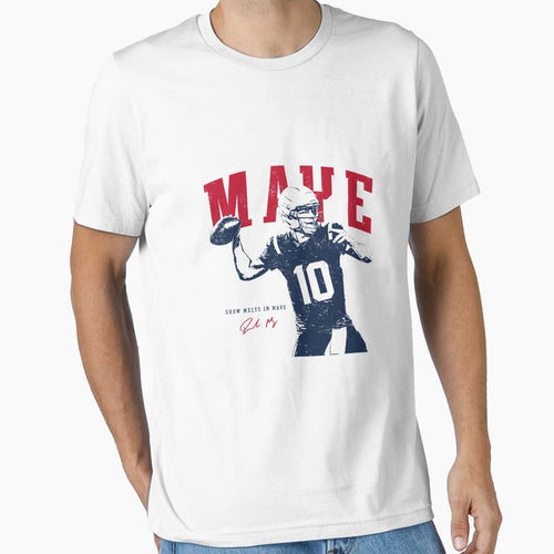 Drake Maye Game Day T-Shirt - Minimalist Print for Adults - T-Shirt, Sweatshirt, Hoodie