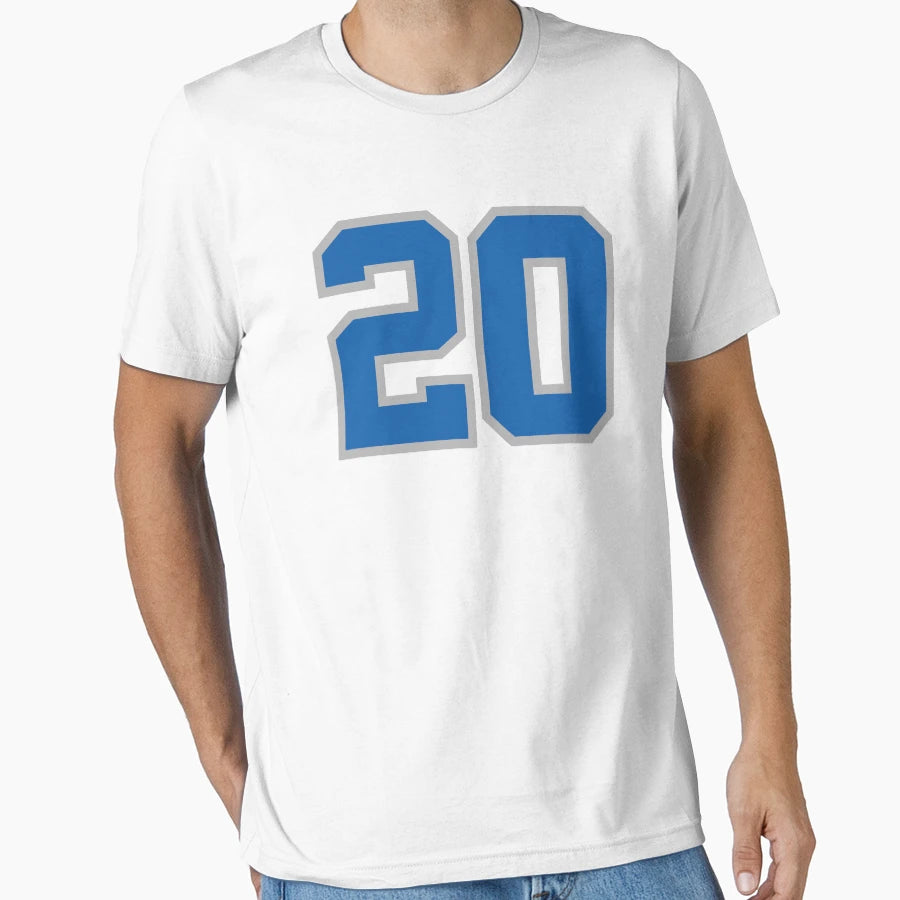 Barry Sanders 20 T-Shirt - Unique Graphic Men Women - T-Shirt, Sweatshirt, Hoodie