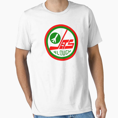 Slough Jets Ice Hockey Team Logo T-Shirt - Novelty Apparel Men Women - T-Shirt, Sweatshirt, Hoodie