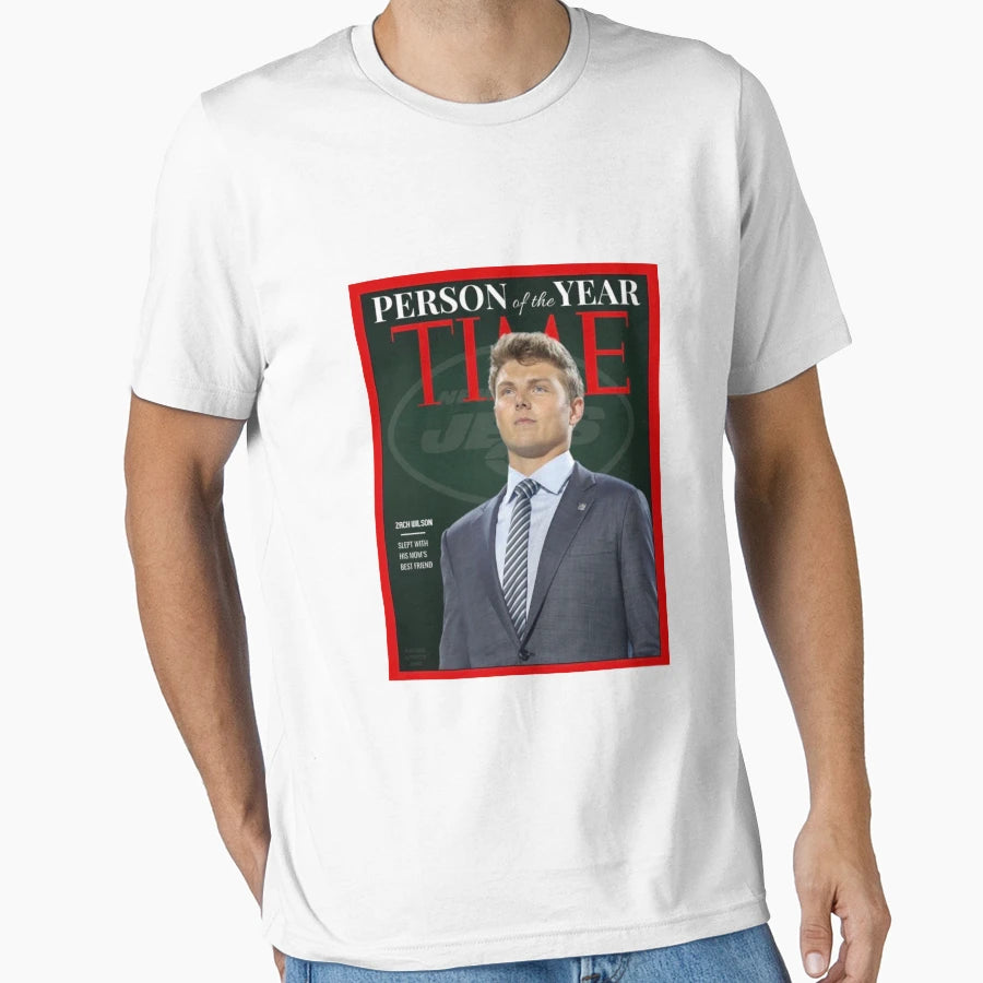 Zach Wilson Person Year Time T-Shirt - Novelty Apparel Unisex - T-Shirt, Sweatshirt, Hoodie