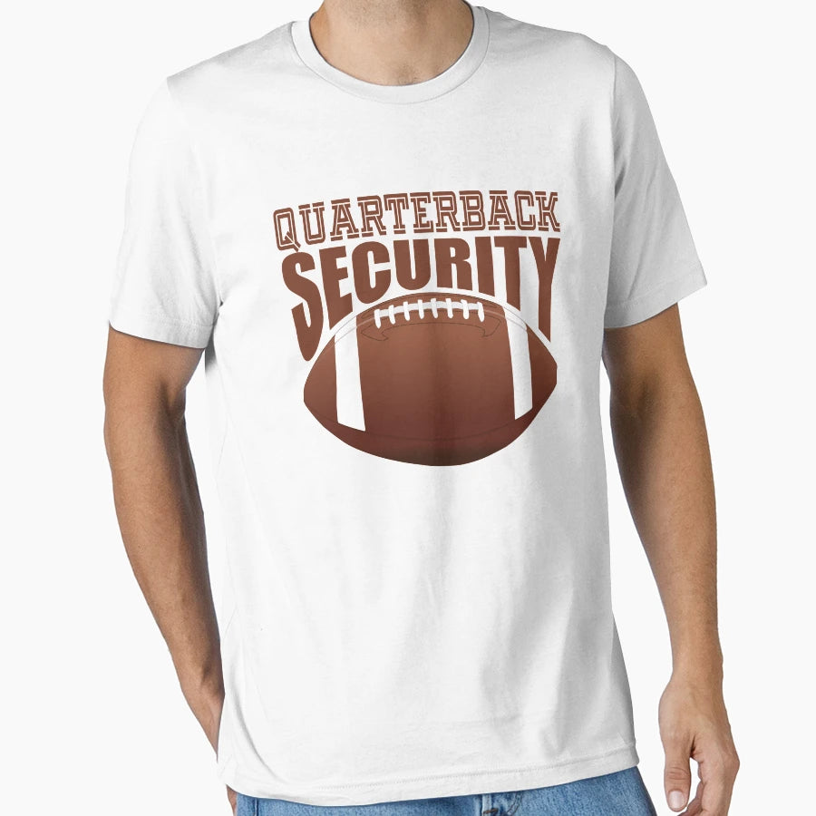 Quarterback Security Offensive T-Shirt - Aesthetic Graphic Men Women - T-Shirt, Sweatshirt, Hoodie