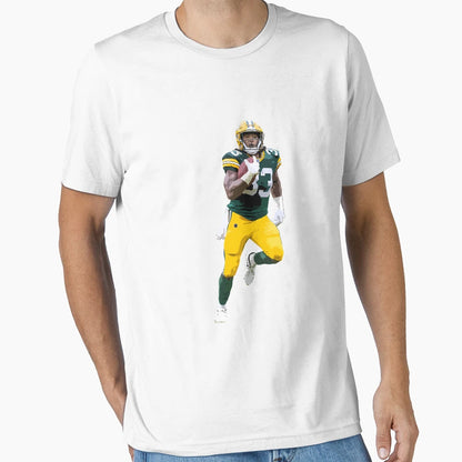 Aaron Jones T-Shirt - Custom Art Print Men Women - T-Shirt, Sweatshirt, Hoodie