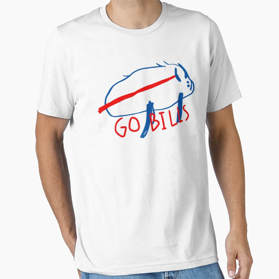 Drawing Go Bills T-Shirt - Streetwear Style Men Women - T-Shirt, Sweatshirt, Hoodie