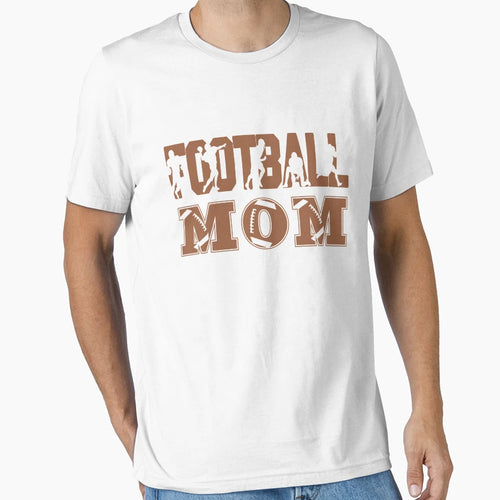 Football Mom T-Shirt - Custom Art Print Men Women - T-Shirt, Sweatshirt, Hoodie