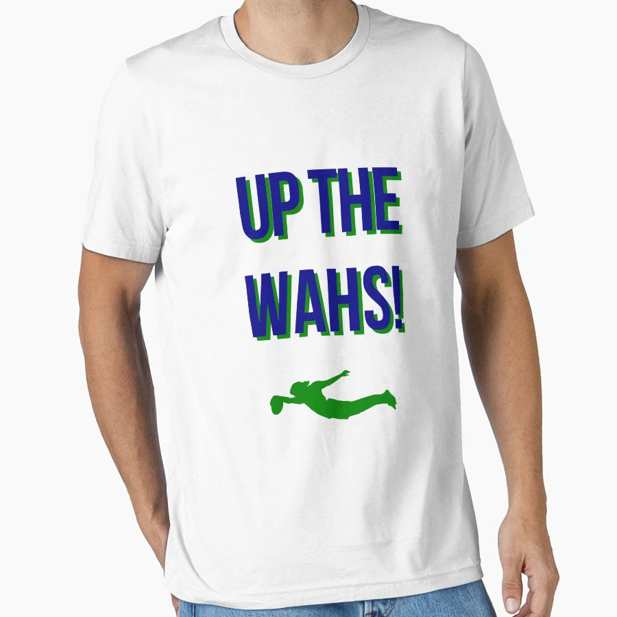 Up Wahs Dwz Try Time Green Blue T-Shirt - Graphic Print Unisex - T-Shirt, Sweatshirt, Hoodie