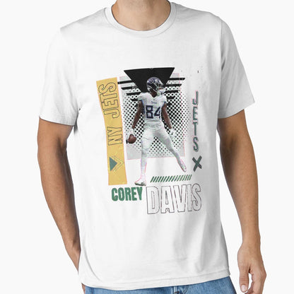 Corey Davis Football Paper T-Shirt - Trendy Graphic for Adults - T-Shirt, Sweatshirt, Hoodie