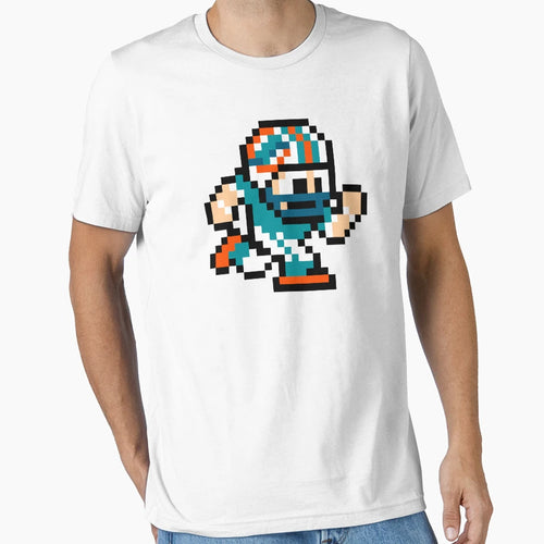 Miami Dolphins Tecmo Super Bowl T-Shirt - Graphic Print for Adults - T-Shirt, Sweatshirt, Hoodie