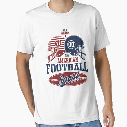 American Football T-Shirt - Casual Everyday Wear Men Women - T-Shirt, Sweatshirt, Hoodie
