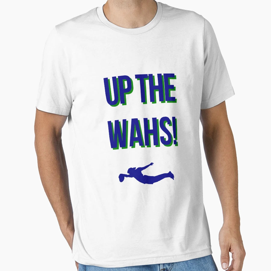 Up Wahs Dwz Try Time Blue Green T-Shirt - Fun Novelty Design Unisex - T-Shirt, Sweatshirt, Hoodie