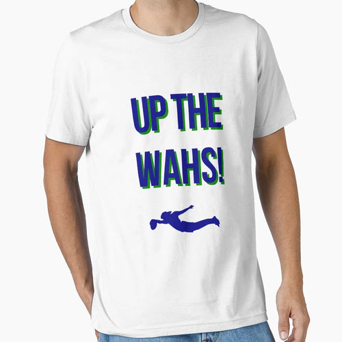 Up Wahs Dwz Try Time Blue Green T-Shirt - Fun Novelty Design Unisex - T-Shirt, Sweatshirt, Hoodie