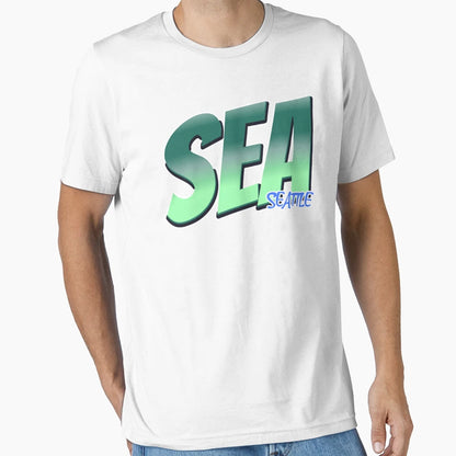 Sea Seattle Iata Airport Code T-Shirt - Custom Art Print for Adults - T-Shirt, Sweatshirt, Hoodie
