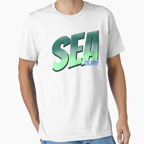 Sea Seattle Iata Airport Code T-Shirt - Custom Art Print for Adults - T-Shirt, Sweatshirt, Hoodie