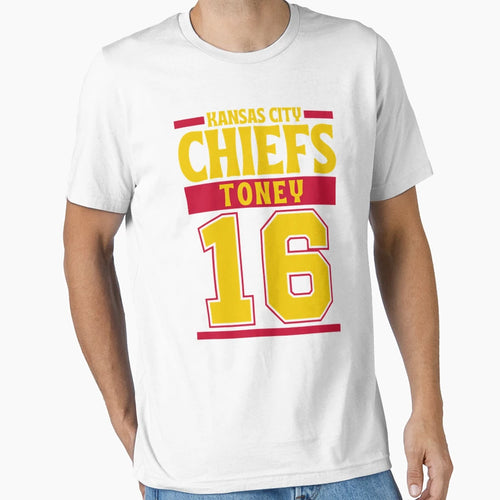 Kansas City Chiefs Toney 16 American T-Shirt - Novelty Apparel Unisex - T-Shirt, Sweatshirt, Hoodie