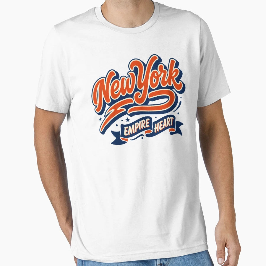 New York Empire Heart Baseball T-Shirt - Streetwear Style Men Women - T-Shirt, Sweatshirt, Hoodie