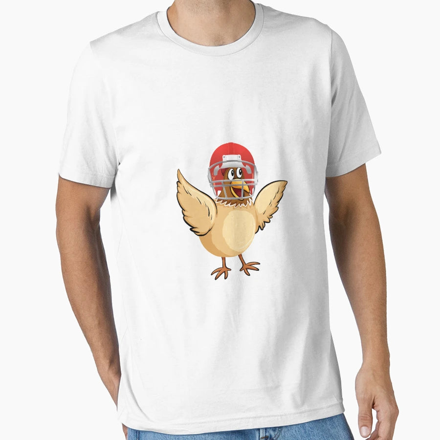 Chicken Fan Football Funny Chicken T-Shirt - Aesthetic Graphic for Adults - T-Shirt, Sweatshirt, Hoodie
