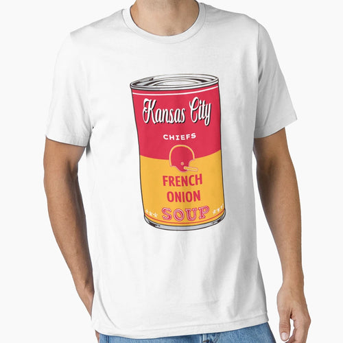 Kansas City Chiefs Soup Can T-Shirt - Fun Novelty Design Unisex - T-Shirt, Sweatshirt, Hoodie